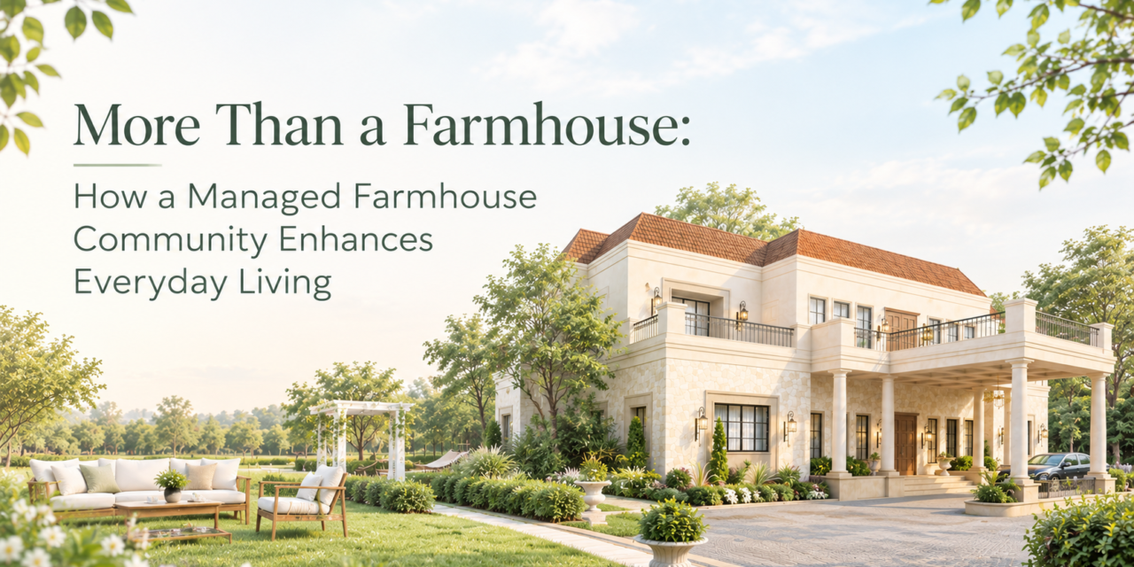 More Than a Farmhouse: How a Managed Farmhouse Community Enhances Everyday Living